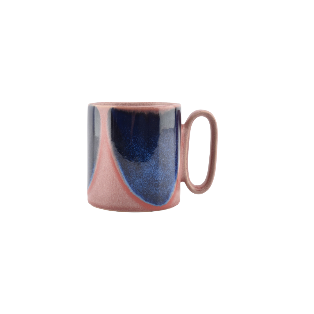 Theekop Pink Blue Paint 0.39L